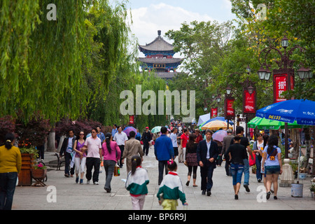 Porta orientale delle mura della città vecchia di Dali, Cina Foto Stock