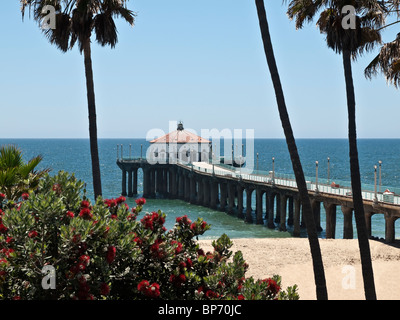 Manhattan Beach nella soleggiata California del Sud. Foto Stock