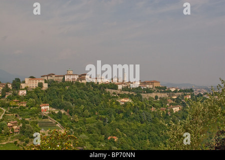 Bergamo, citta-alta, Lombardia, Italia ,l'estate Foto Stock