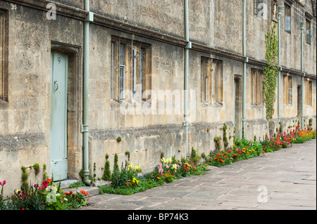 Alms case, Church Street, Chipping Campden, Cotswolds, Inghilterra Foto Stock