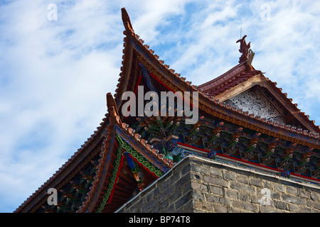 Porta nord delle mura della città vecchia di Dali, Cina Foto Stock