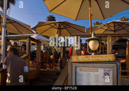Il Beachcomber Cafe, il Crystal Cove stato parco storico distretto, Corona del Mar, Newport Beach in California Foto Stock