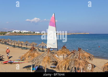 Spiaggia Nea Chrissi Akti (spiaggia dorata), isola di Paros, Cicladi, ISOLE DELL' EGEO, Grecia Foto Stock