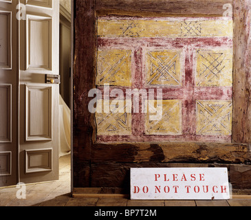 Canon di Ashby Manor House, Northamptonshire, lavori di restauro. Foto Stock