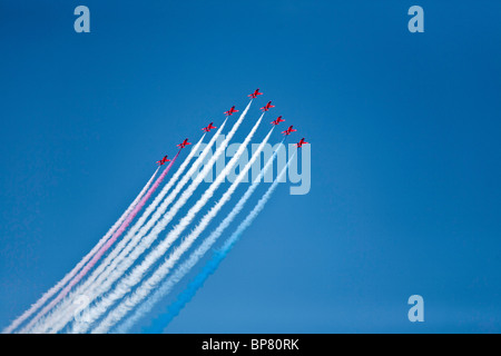 Le frecce rosse a Farnborough Airshow 2010 Foto Stock