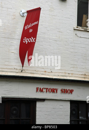 Ora chiuso Spode fabbrica di ceramiche a Stoke-on-Trent, Staffordshire, England, Regno Unito Foto Stock