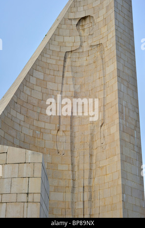 Monumento ai defunti a Natzweiler-Struthof, solo WW2 campo di concentramento dai nazisti sul territorio francese, Alsazia, Francia Foto Stock