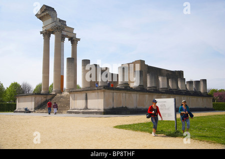 Parco archeologico di Xanten, molla, Niederrhein, Renania settentrionale-Vestfalia, Germania, Europa Foto Stock