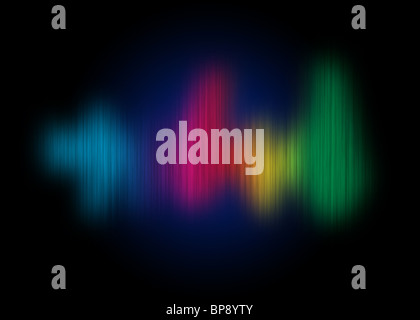 Computer generato illustrazione. Abstract Background. Foto Stock