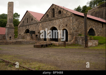 Blaenavon ferro e acciaio opere sito patrimonio mondiale, South wales UK Foto Stock