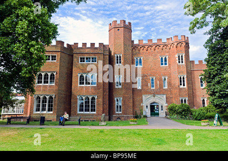 Il castello di Hertford, Hertfordshire, Regno Unito Foto Stock