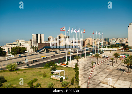 Paesaggio urbano della città di Beirut Libano Medio Oriente Asia Foto Stock