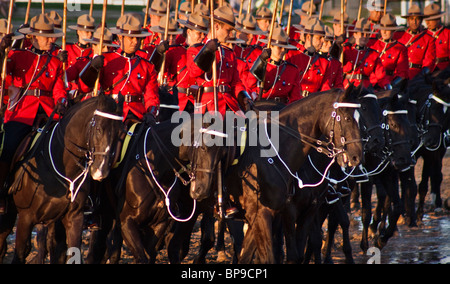 Royal Canadian polizia montata Musical RIde Foto Stock