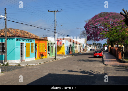 Main Street, Mostardas, Rio Grande do Sul - Brasile Foto Stock