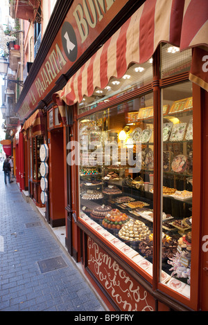 La Pajarita Bomboneria, Palma de Mallorca, Spagna Foto Stock