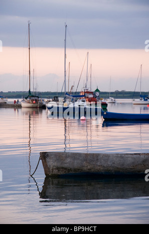 Marina in scena a Malahide County Dublin Ireland Foto Stock