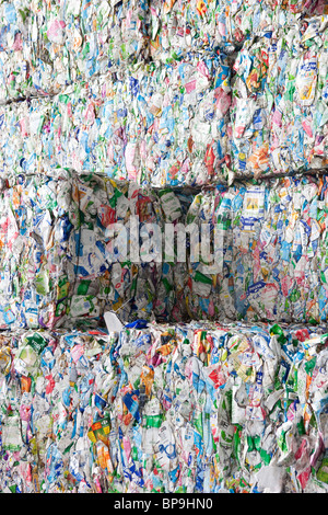 Plastica per recyle Foto Stock