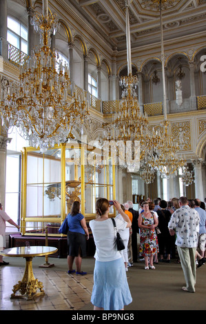 Il padiglione Hall, membro Hermitage Museum di San Pietroburgo, regione nord-occidentale, la Russia Foto Stock