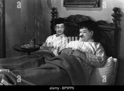 STAN LAUREL e Oliver Hardy, Laurel e Hardy, 1940 Foto Stock