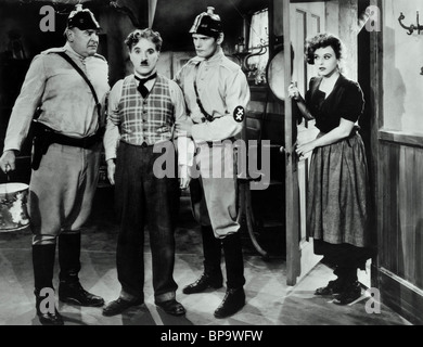 CHARLIE CHAPLIN Paulette Goddard, il grande dittatore, 1940 Foto Stock
