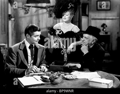 CLARK GABLE CLAIRE TREVOR FRANK MORGAN honky tonk (1941). Foto Stock