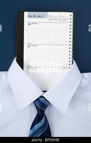 Personal Organizer e camicia, la concezione di business Foto Stock