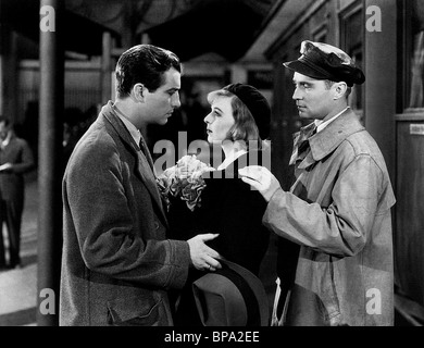 ROBERT TAYLOR, MARGARET SULLAVAN, FRANCHOT TONE, tre compagni, 1938 Foto Stock