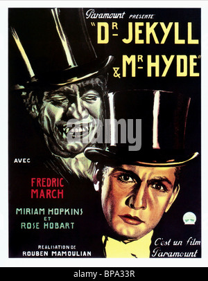 FREDRIC MARZO DR. JEKYLL e il sig. HYDE (1931) Foto Stock