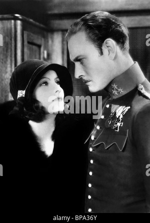 GRETA GARBO, CONRAD NAGEL, la misteriosa signora, 1928 Foto Stock