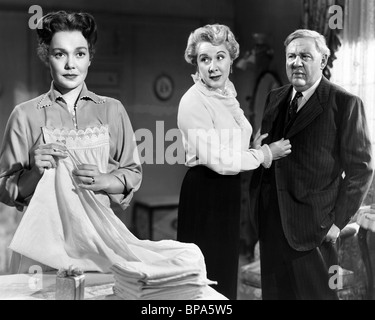 JANE WYMAN, Charles Laughton, il velo di colore blu, 1951 Foto Stock