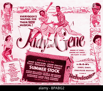 POSTER DI FILM di ESTATE STOCK; se vi piace cantare (1950) Foto Stock