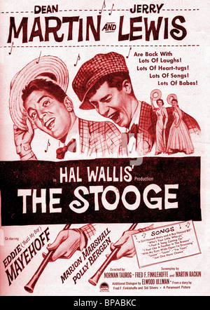 DEAN MARTIN, Jerry Lewis poster del film, il stooge, 1951 Foto Stock