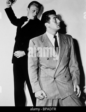 RICHARD WIDMARK, VICTOR MATURE, bacio della morte, 1947 Foto Stock