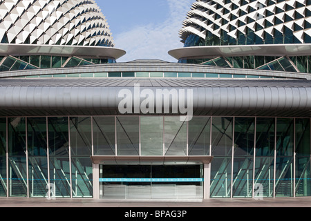 Esplanade - il teatro sulla baia , Marina Bay, Singapore Foto Stock