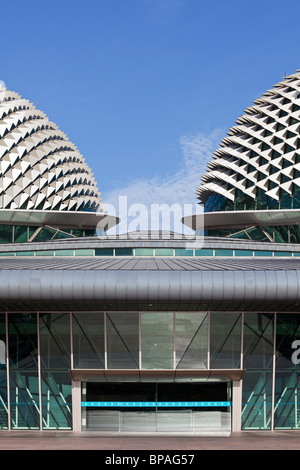 Esplanade - il teatro sulla baia , Marina Bay, Singapore Foto Stock