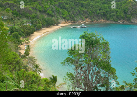 Bateau Bay, Speyside, Tobago, dei Caraibi Foto Stock