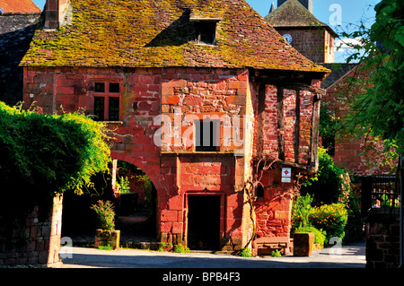 Francia: Maison de la Sirene a Collonges-la-Rouge Foto Stock