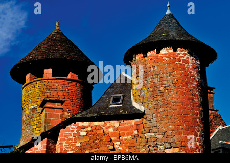 Francia: Manor House a Collonges-la-Rouge Foto Stock