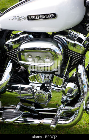 Harley Davidson Moto trike con sportster motore cromato Foto Stock