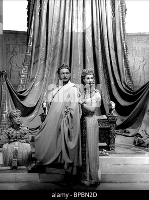 CLAUDE RAINS, Vivien Leigh, Cesare e Cleopatra, 1945 Foto Stock