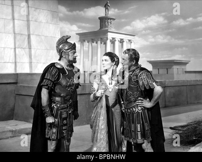 BASIL SYDNEY, Vivien Leigh, Claude Rains, Cesare e Cleopatra, 1945 Foto Stock