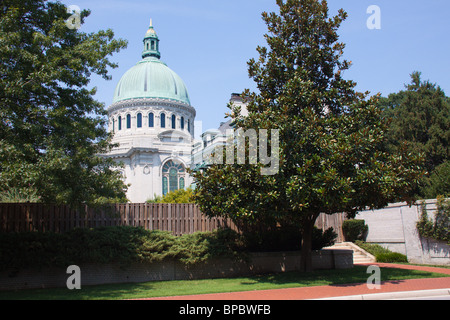 US Naval Academy Cappella, Annapolis, Maryland, Stati Uniti d'America Foto Stock