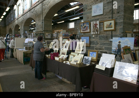 Tavistock bauletto, mercato, Tavistock Dartmoor Devon, Regno Unito Foto Stock