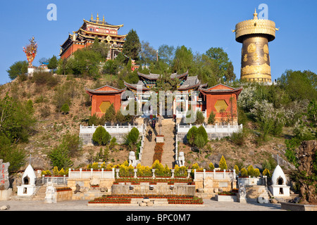 Guishan Gongyuan in Shangri-La o Zhongdian nella provincia di Yunnan in Cina Foto Stock