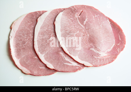 " Gloucester Old Spot' - fette di prosciutto Foto Stock