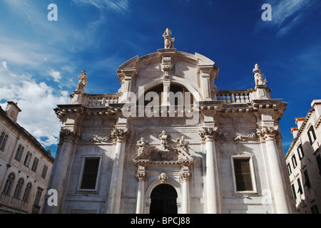 Il Barocco San Biagio Chiesa di Dubrovnik Croazia Foto Stock