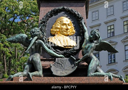 Vienna, Austria. Liebenbergdenkmal / Monumento a Johann Andreas Liebenberg (1627 - 1683; Sindaco di Vienna) Dr. Karl-Lueger-Ring Foto Stock