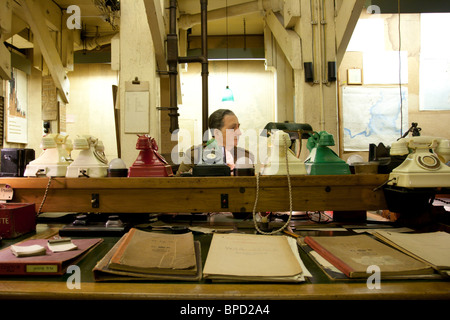 Mappa Room - Churchill War Rooms (formalmente, Cabinet War Rooms) - Whitehall - Londra Foto Stock