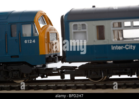 Modello di stazione ferroviaria imposta fabbricati negli anni settanta anni ottanta da hornby nel Regno Unito Foto Stock