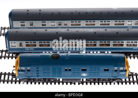 Modello di stazione ferroviaria imposta fabbricati negli anni settanta anni ottanta da hornby nel Regno Unito Foto Stock